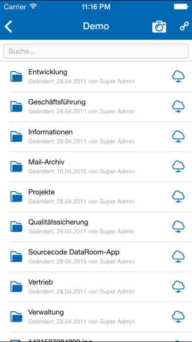 Screenshot #1 pour agorum core mobile client