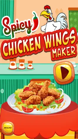 Game screenshot Spicy chicken wings maker – A fried chicken cooking & junk food cafeteria game mod apk