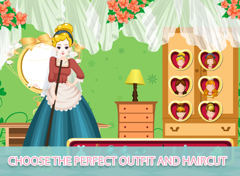Cinderella  Makeover - Feel like Cinderella in the Spa and Make up salon in this game iPad screenshot