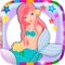 Mermaid stickers and adhesives for photos