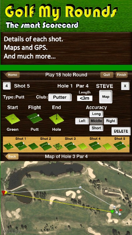 Golf My Rounds LITE screenshot-4