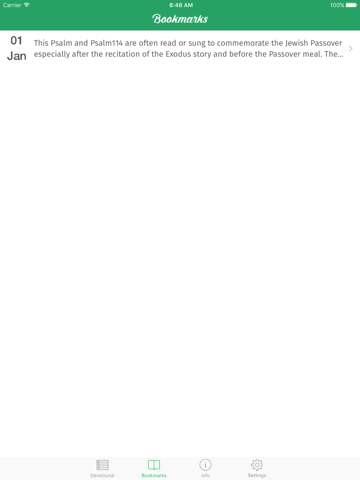 DailyGuide2016 iPad screenshot 3 - Book app