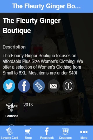 The Fleurty Ginger Boutique screenshot 2