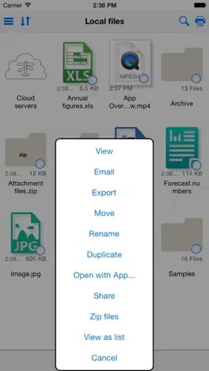 Capture d'écran de PrintDirect - PDF/Impression sur iPhone 1