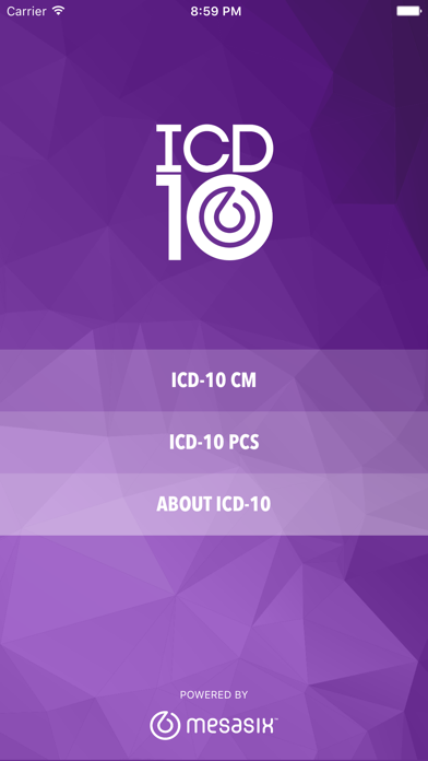 Screenshot #1 pour ICD-10 mesasix