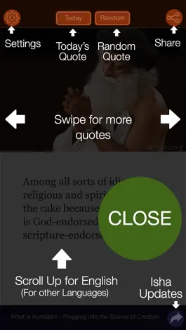 Game screenshot Mystic Quotes - Sadhguru apk