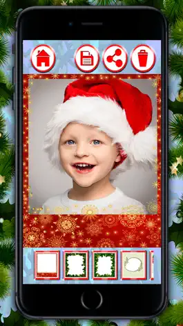 Game screenshot Christmas frames – Create customized xmas greetings to wish Merry Christmas apk
