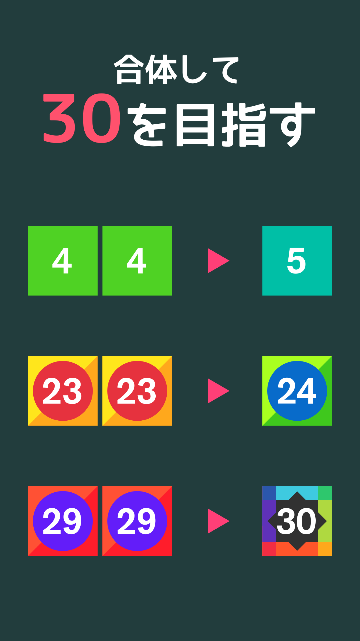 パズル10-30号-数学激ムズパズルゲーム-10をつくりなはれ。