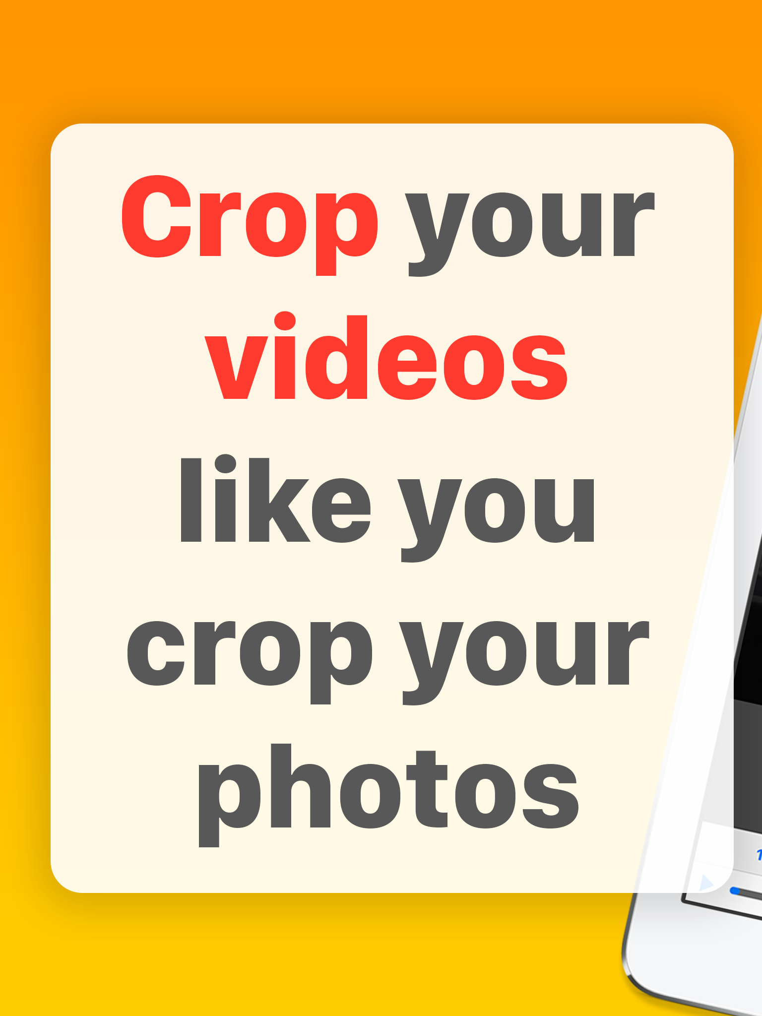 Crop Videos
