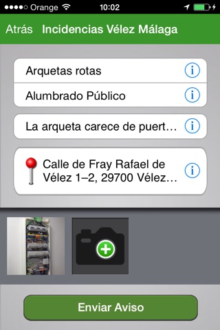 Incidencias Vélez Málaga screenshot 4