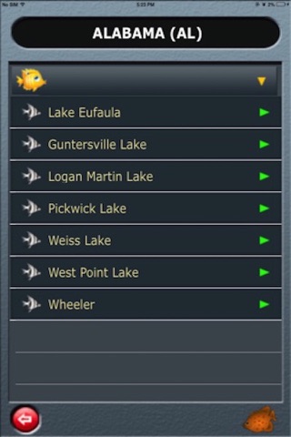 Fishing Lakes-USA screenshot 3