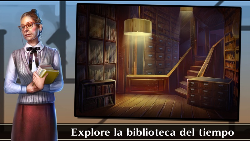 Escape de Aventura: Biblioteca del Tiempo (Cuarto del Misterio, Puertas, y pisos de punto y Clic en Historia para Viajar en el Tiempo!) screenshot 3