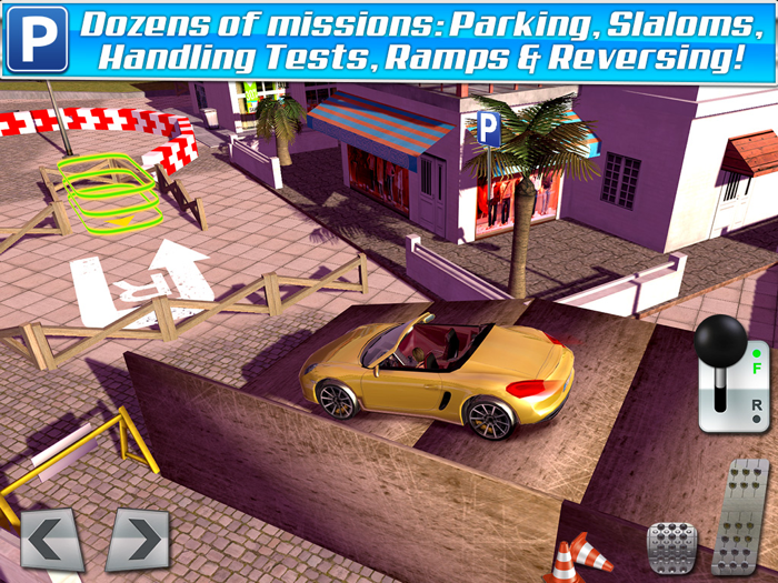 Classic Sports Car Parking Game Real Driving Test Run Racing