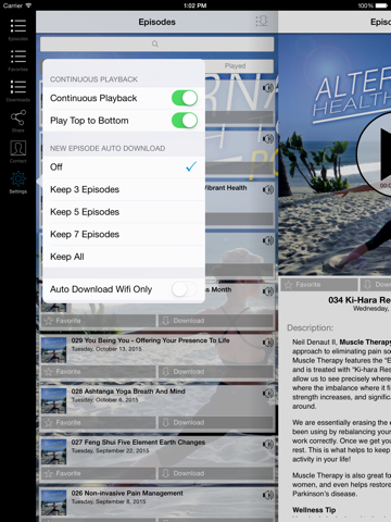 Alternative Health Tools - Lisa Thorp and John Biethan iPad screenshot