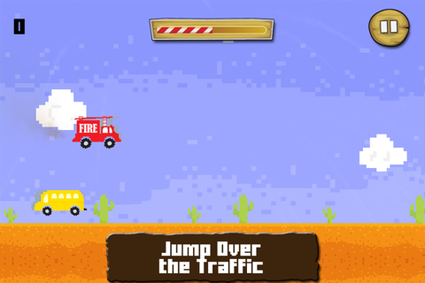 Jumpy Smashy Fire Truck Speed Racing Simulation Game screenshot 3