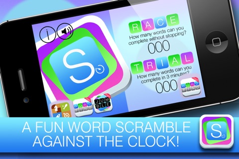 Scramble FREE - Unscramble the words and beat the clock screenshot 3