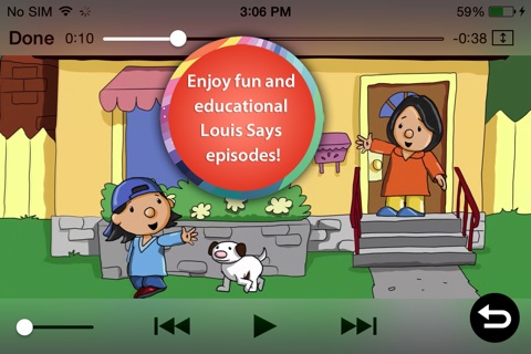 Louis Says: Preschool Educational TV Show Teaching Problem Solving and Social Skills screenshot 2