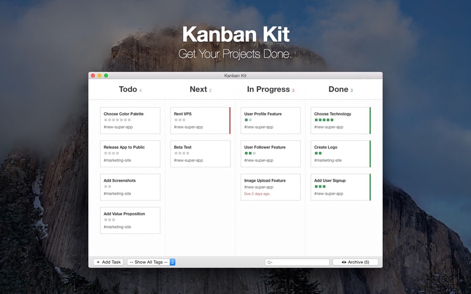 Kanban Kit for Mac OS X - 1.0.4 - (macOS)