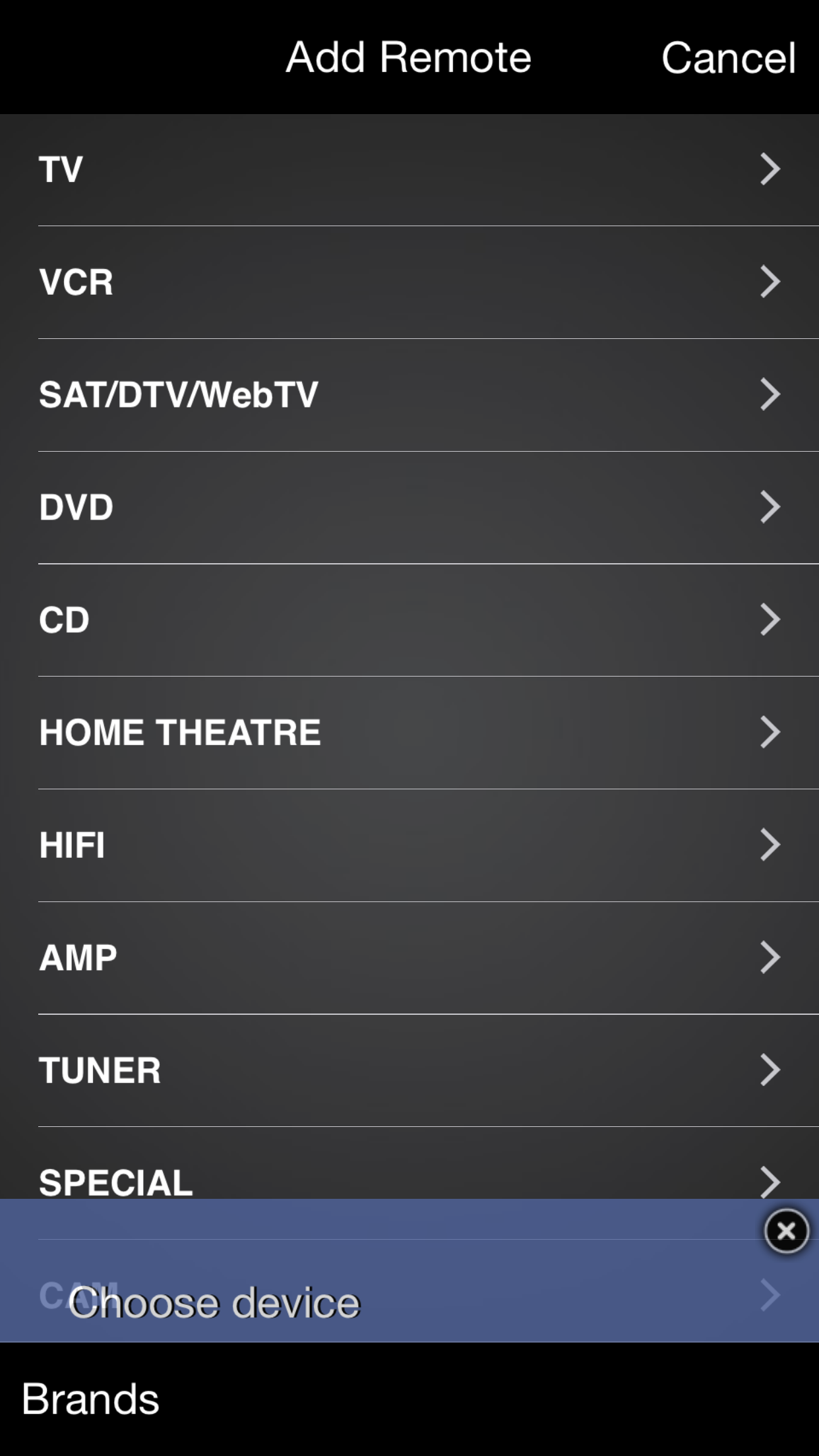 iR Universal Remote Control