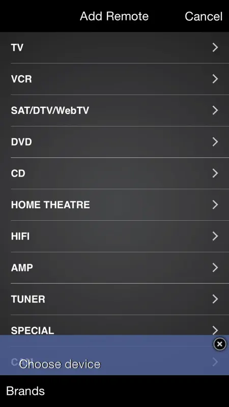 iR Universal Remote Control screenshot 3 of 4