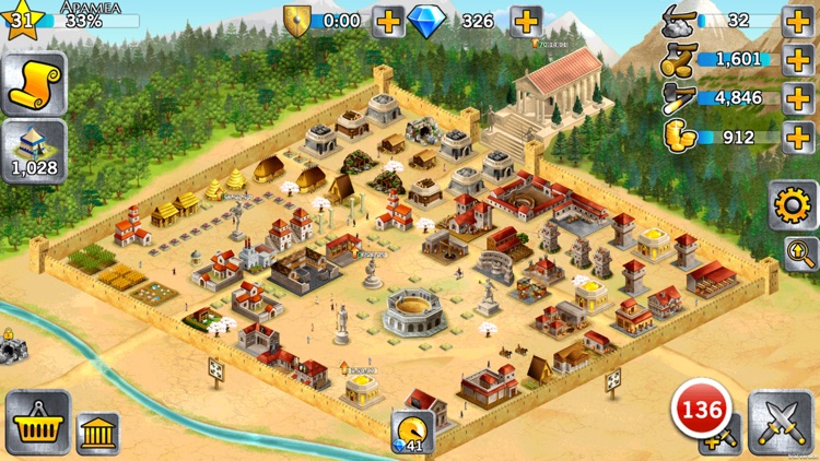 Battle Empire: Roman Wars - Build a City and Grow your Empire in the Roman and Spartan era screenshot-3