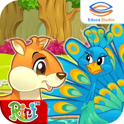 Kisah Kancil dan Merak - Cerita Anak Interaktif app icon