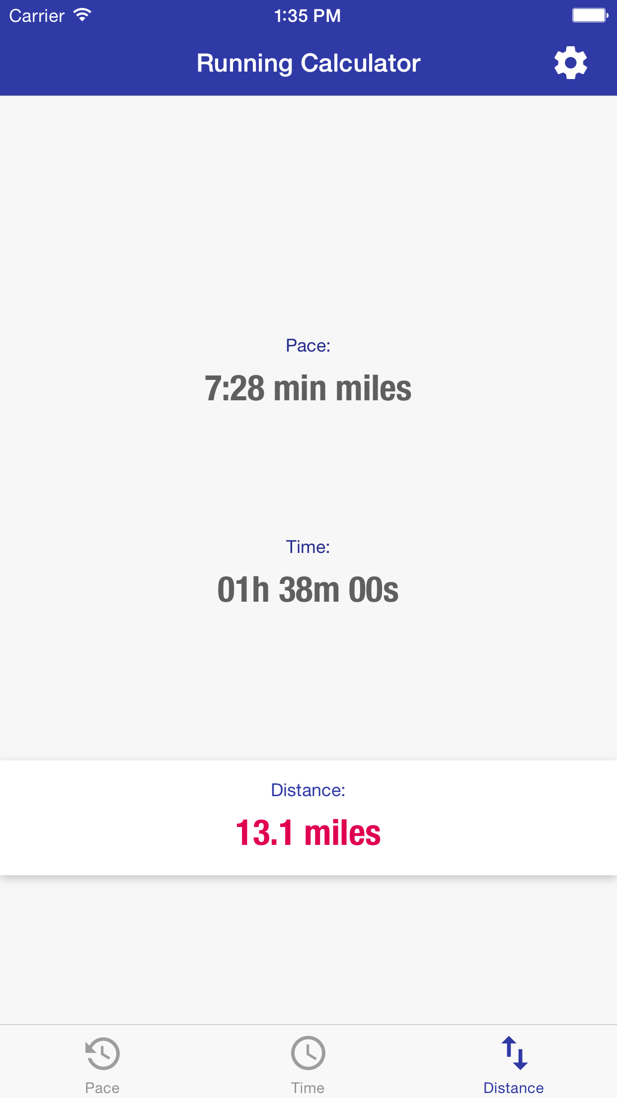 Running Calculator