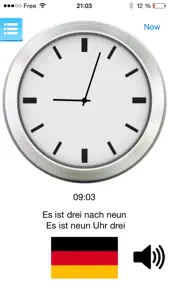 Multilingual speaking clock - free version screenshot #5 for iPhone