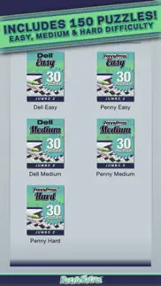 penny dell jumbo crosswords – crossword puzzles for everyone! iphone screenshot 2