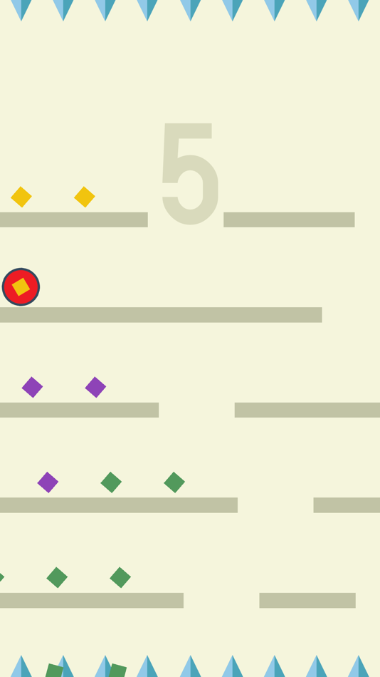 #4. Fall.Down (iOS) 由: Mohammad Jabbari