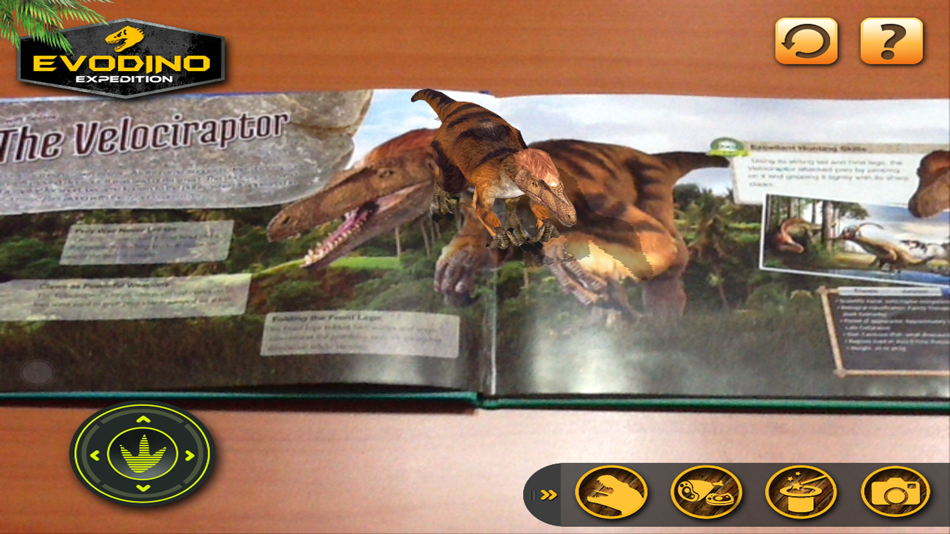 #2. EVO DINO - Augmented Reality (iOS) 由: Alzzam Education Corp.
