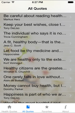 Quotes About Health : 365 Days screenshot 2