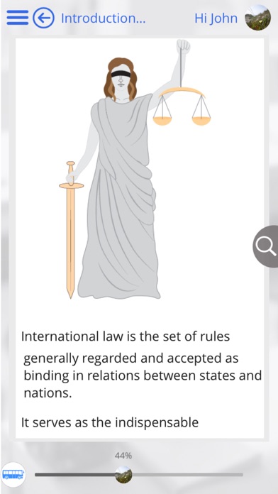 International Law by GoLearningBus iPhone screenshot 5 - Reference app