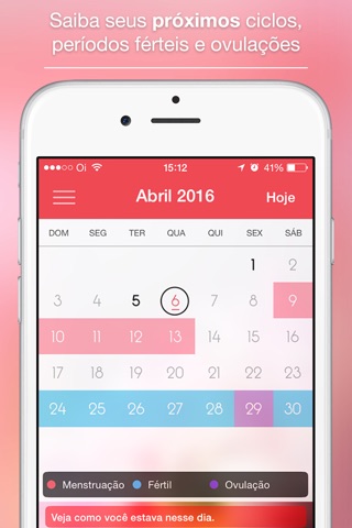 Cycle Reminder - Period Calendar and Fertility & Ovulation tracker screenshot 3