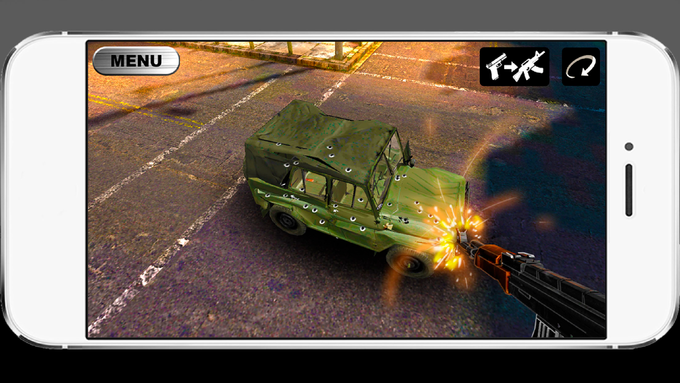 Simulator Shoot Car screenshot 3