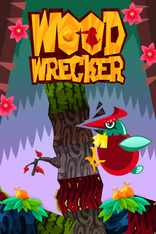 WoodWrecker - Endless Arcade Bird Tapping screenshot 2