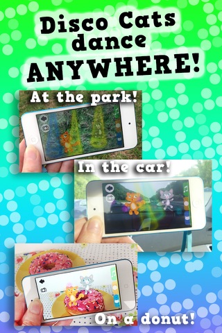 Disco Cats- Augmented Reality Dance Game - Free screenshot 2