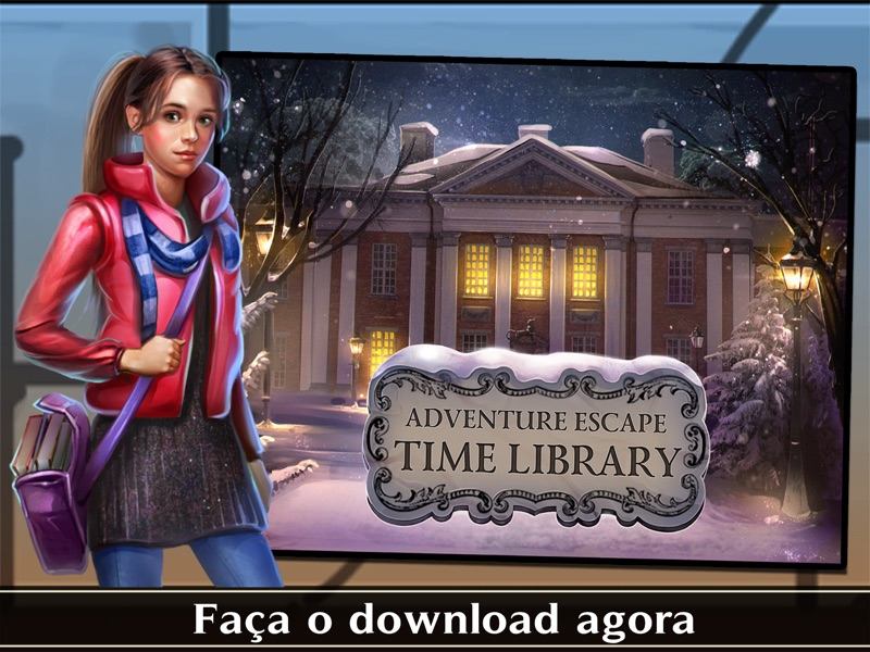 Aventura de escapar: Biblioteca do Tempo (Quartos, Portas e Pisos misteriosos e clique História de viagem ao tempo!) screenshot 10