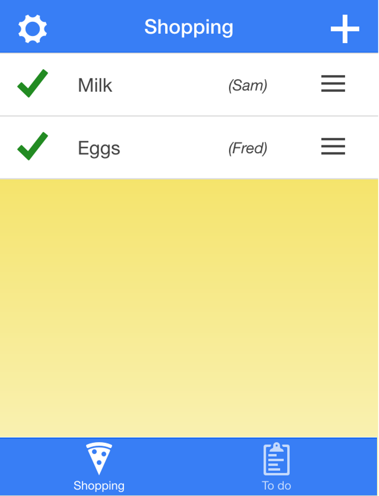 FamBam Shopping List screenshot 5
