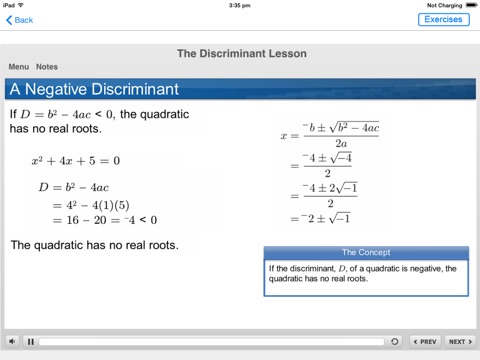 Quadratics. screenshot 3
