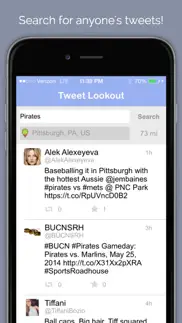 tweet lookout - search tweets by location iphone screenshot 1