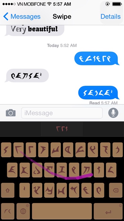 Klingon SwipeKeys screenshot-3