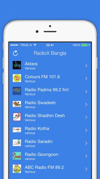 RadioX Bangla - Radio Online Free iPhone screenshot