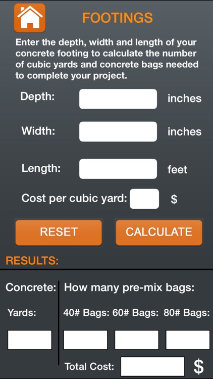 Professional Concrete Calculator