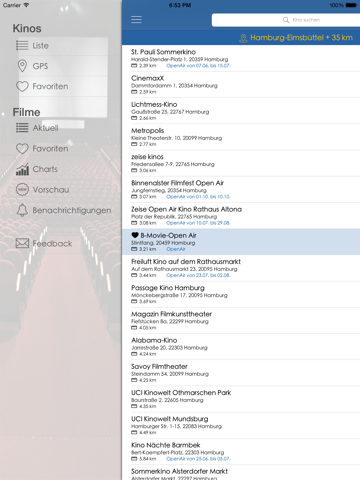 Screenshot #4 pour AbInsKino - Kinoprogramm für Deutschland, Österreich und die Schweiz
