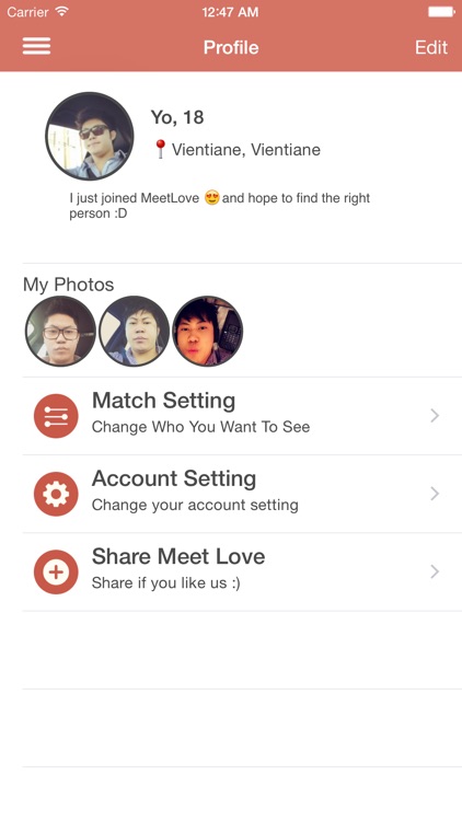 MeetLove - Lao Dating App