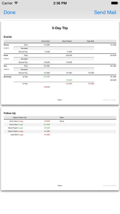 Cost:Go app screenshot 3