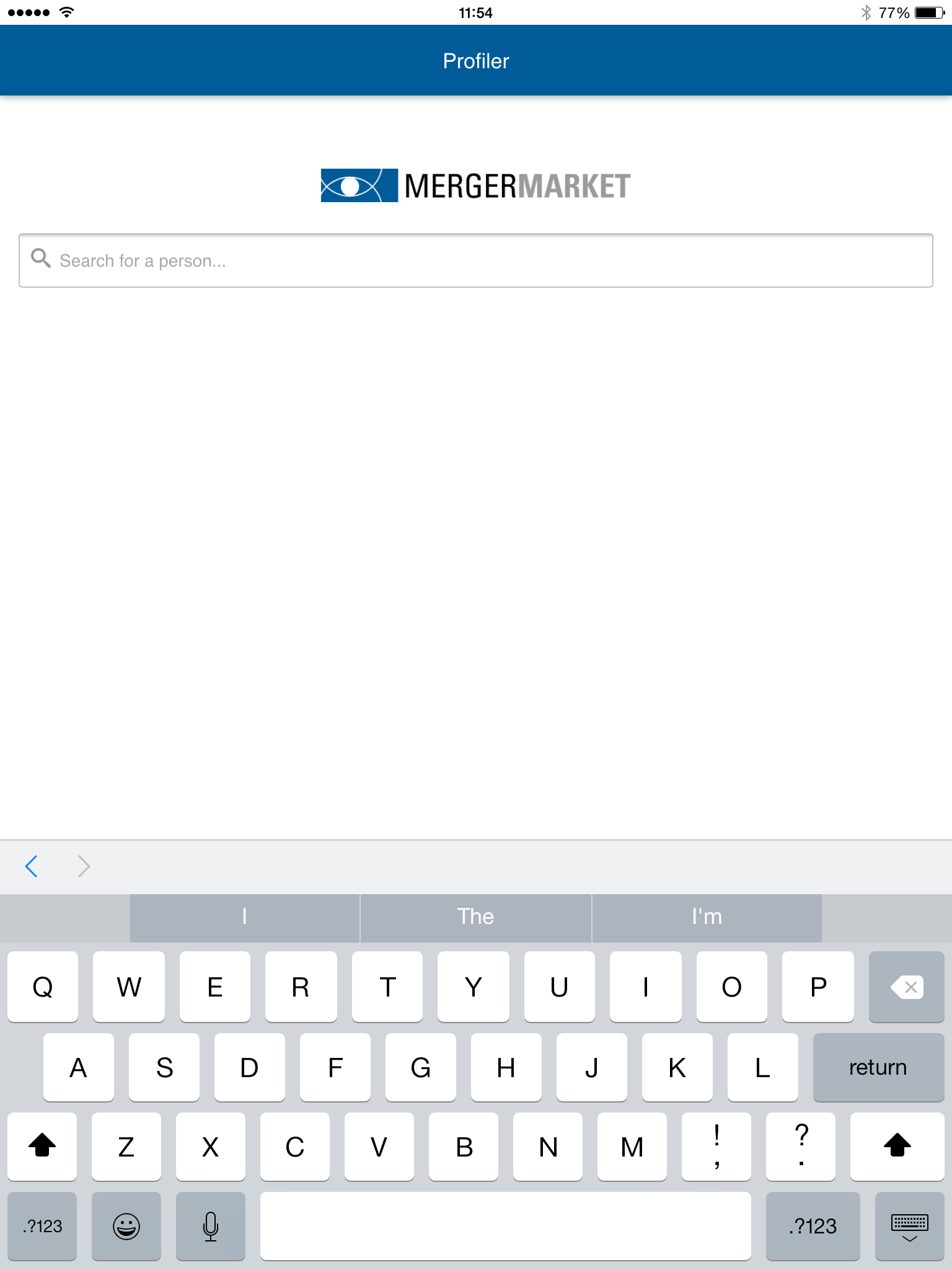 Mergermarket Profiler