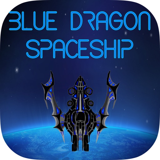 Blue Dragon Spaceship Alein Galaxy War icon