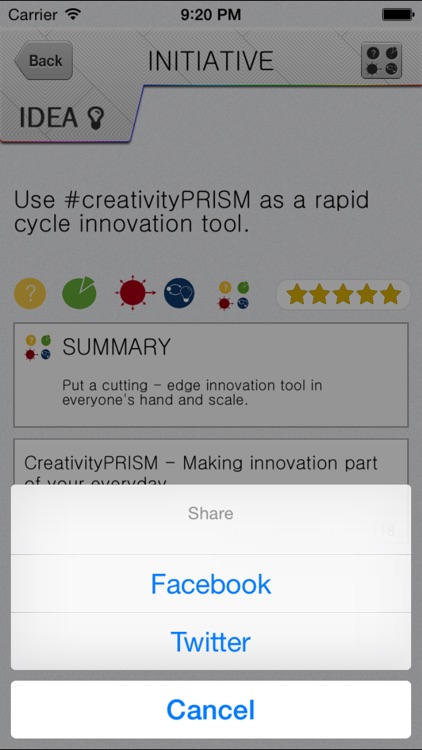 creativityPRISM - Innovation in your hand. screenshot-4